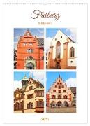 Freiburg - Reiseplaner (Wandkalender 2024 DIN A2 hoch), CALVENDO Monatskalender