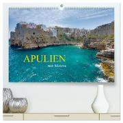 Apulien mit Matera (hochwertiger Premium Wandkalender 2024 DIN A2 quer), Kunstdruck in Hochglanz
