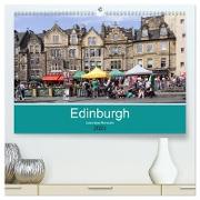 Edinburgh - Lebendige Metropole (hochwertiger Premium Wandkalender 2024 DIN A2 quer), Kunstdruck in Hochglanz