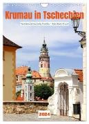 Krumau in Tschechien - Wunderschönes Cesky Krumlov (Wandkalender 2024 DIN A4 hoch), CALVENDO Monatskalender