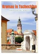 Krumau in Tschechien - Wunderschönes Cesky Krumlov (Wandkalender 2024 DIN A2 hoch), CALVENDO Monatskalender