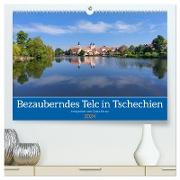 Bezauberndes Tel¿ in Tschechien (hochwertiger Premium Wandkalender 2024 DIN A2 quer), Kunstdruck in Hochglanz