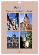 Erfurt - Blitzlichter der historischen Altstadt (Wandkalender 2024 DIN A4 hoch), CALVENDO Monatskalender