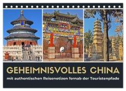 Geheimnisvolles China 2024 (Tischkalender 2024 DIN A5 quer), CALVENDO Monatskalender