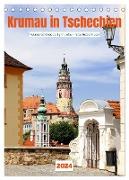Krumau in Tschechien - Wunderschönes Cesky Krumlov (Tischkalender 2024 DIN A5 hoch), CALVENDO Monatskalender