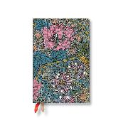 Morris Pink Honeysuckle (William Morris) Mini 12-month Day-at-a-Time Dayplanner 2024