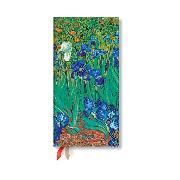 Van Gogh’s Irises (Van Gogh’s Irises) Slim 12-month Dayplanner 2024