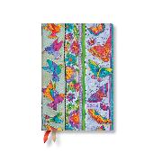 Hummingbirds & Flutterbyes (Playful Creations) Mini Verso 12-month Dayplanner 2024