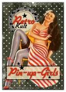 Retro Kult Pin-up-Girls (Wandkalender 2024 DIN A2 hoch), CALVENDO Monatskalender