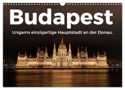 Budapest - Ungarns einzigartige Hauptstadt an der Donau. (Wandkalender 2024 DIN A3 quer), CALVENDO Monatskalender