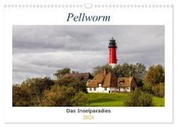 Pellworm - Das Inselparadies (Wandkalender 2024 DIN A3 quer), CALVENDO Monatskalender