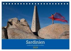 Sardinien - Landschaftsaktbilder am Meer (Tischkalender 2024 DIN A5 quer), CALVENDO Monatskalender