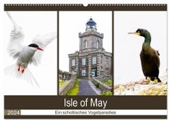 Isle of May - Ein schottisches Vogelparadies (Wandkalender 2024 DIN A2 quer), CALVENDO Monatskalender