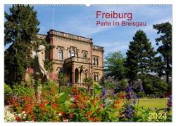 Freiburg Perle im Breisgau (Wandkalender 2024 DIN A2 quer), CALVENDO Monatskalender