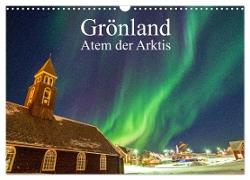 Grönland - Atem der Arktis (Wandkalender 2024 DIN A3 quer), CALVENDO Monatskalender