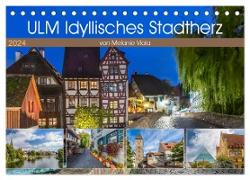 ULM Idyllisches Stadtherz (Tischkalender 2024 DIN A5 quer), CALVENDO Monatskalender