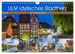 ULM Idyllisches Stadtherz (Wandkalender 2024 DIN A4 quer), CALVENDO Monatskalender
