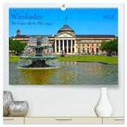 Wiesbaden Die Kurstadt im Rheingau (hochwertiger Premium Wandkalender 2024 DIN A2 quer), Kunstdruck in Hochglanz