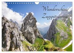 Wunderschöne Zugspitzarena (Wandkalender 2024 DIN A4 quer), CALVENDO Monatskalender