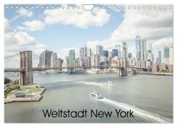 Weltstadt New York (Wandkalender 2024 DIN A4 quer), CALVENDO Monatskalender