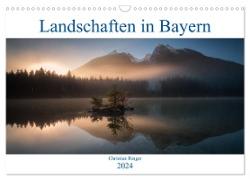 Bayerische Landschaften (Wandkalender 2024 DIN A3 quer), CALVENDO Monatskalender