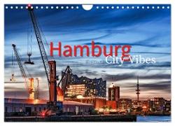Hamburg City Vibes (Wandkalender 2024 DIN A4 quer), CALVENDO Monatskalender