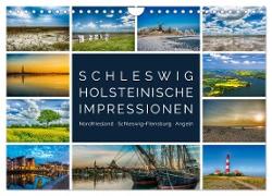 Schleswig-Holsteinische Impressionen (Wandkalender 2024 DIN A4 quer), CALVENDO Monatskalender