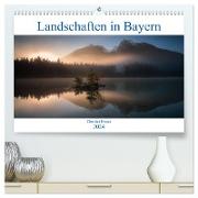 Bayerische Landschaften (hochwertiger Premium Wandkalender 2024 DIN A2 quer), Kunstdruck in Hochglanz