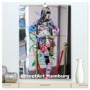 Hamburg StreetArt (hochwertiger Premium Wandkalender 2024 DIN A2 hoch), Kunstdruck in Hochglanz