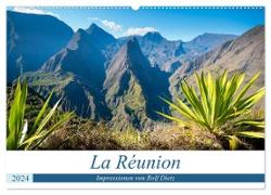 La Réunion - Impressionen von Rolf Dietz (Wandkalender 2024 DIN A2 quer), CALVENDO Monatskalender