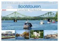 Bootstouren in und um Berlin (Tischkalender 2024 DIN A5 quer), CALVENDO Monatskalender