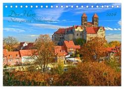 Harz Natur pur und Weltkulturerbe (Tischkalender 2024 DIN A5 quer), CALVENDO Monatskalender