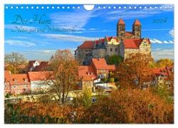 Harz Natur pur und Weltkulturerbe (Wandkalender 2024 DIN A4 quer), CALVENDO Monatskalender