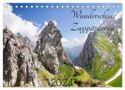 Wunderschöne Zugspitzarena (Tischkalender 2024 DIN A5 quer), CALVENDO Monatskalender