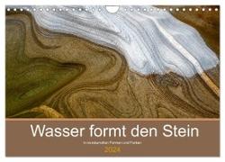 Wasser formt den Stein (Wandkalender 2024 DIN A4 quer), CALVENDO Monatskalender