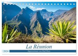 La Réunion - Impressionen von Rolf Dietz (Tischkalender 2024 DIN A5 quer), CALVENDO Monatskalender