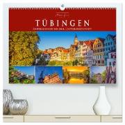 Tübingen - Impressionen aus der Universitätsstadt (hochwertiger Premium Wandkalender 2024 DIN A2 quer), Kunstdruck in Hochglanz