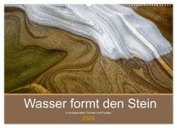 Wasser formt den Stein (Wandkalender 2024 DIN A2 quer), CALVENDO Monatskalender