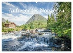 Aufregendes Norwegen (Wandkalender 2024 DIN A2 quer), CALVENDO Monatskalender