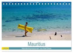 Mauritius - Wanderimpressionen von Rolf Dietz (Tischkalender 2024 DIN A5 quer), CALVENDO Monatskalender