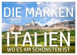 Die Marken - Italien wo es am schönsten ist (Wandkalender 2024 DIN A4 quer), CALVENDO Monatskalender