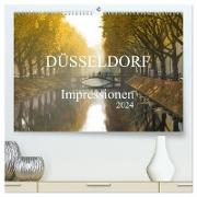 Düsseldorf Impressionen (hochwertiger Premium Wandkalender 2024 DIN A2 quer), Kunstdruck in Hochglanz