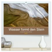 Wasser formt den Stein (hochwertiger Premium Wandkalender 2024 DIN A2 quer), Kunstdruck in Hochglanz