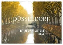 Düsseldorf Impressionen (Wandkalender 2024 DIN A2 quer), CALVENDO Monatskalender