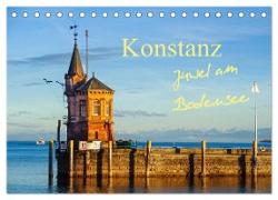 Konstanz - Juwel am Bodensee (Tischkalender 2024 DIN A5 quer), CALVENDO Monatskalender