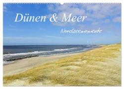 Dünen und Meer Nordseemomente (Wandkalender 2024 DIN A2 quer), CALVENDO Monatskalender