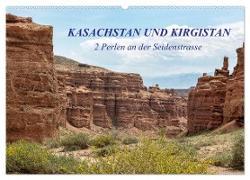 Kasachstan und Kirgistan (Wandkalender 2024 DIN A2 quer), CALVENDO Monatskalender