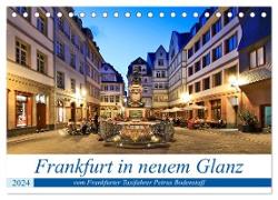 Frankfurt in neuem Glanz vom Taxifahrer Petrus Bodenstaff (Tischkalender 2024 DIN A5 quer), CALVENDO Monatskalender
