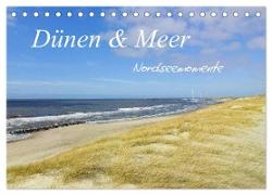 Dünen und Meer Nordseemomente (Tischkalender 2024 DIN A5 quer), CALVENDO Monatskalender