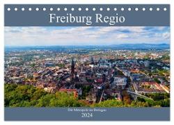 Freiburg Regio (Tischkalender 2024 DIN A5 quer), CALVENDO Monatskalender